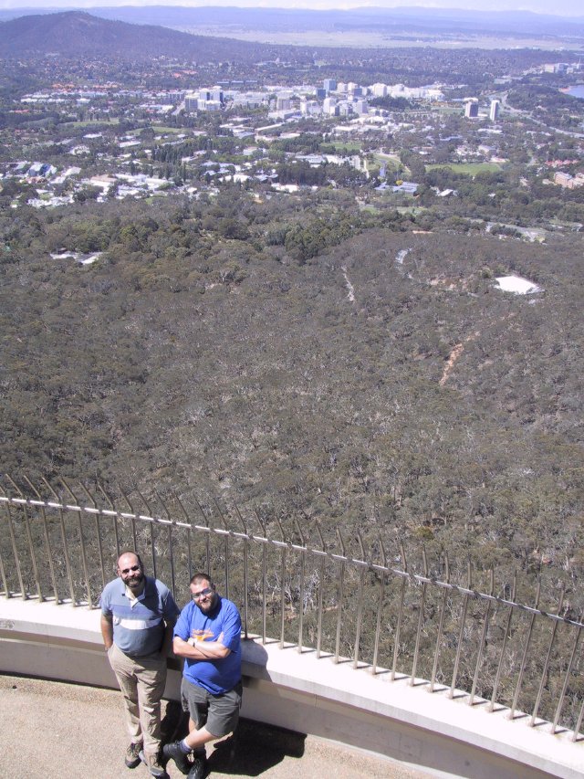 Over Canberra