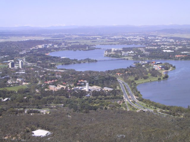 Canberra from the tower