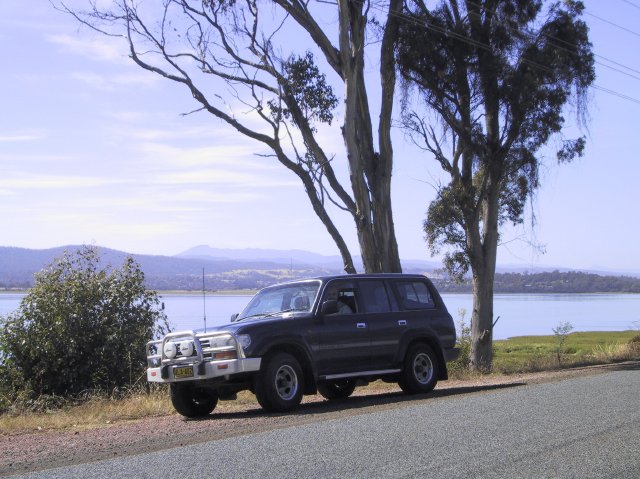 Odometer 87047km.  Roservears, Tasmania