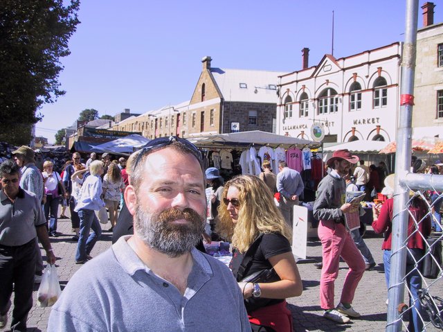 Salamanca Market, Hobart.