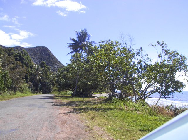 Roads along the east coast