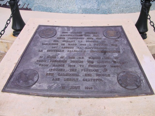 American Memorial, Noumea