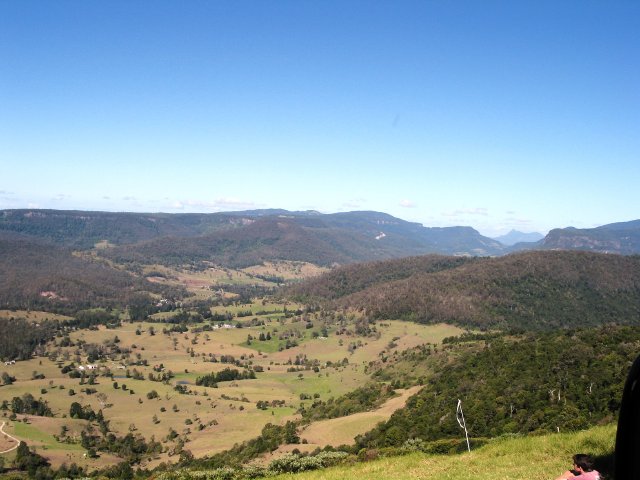 Driving up to Binna Burra