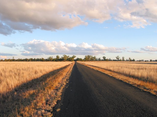 Road towards Mitchell QLD