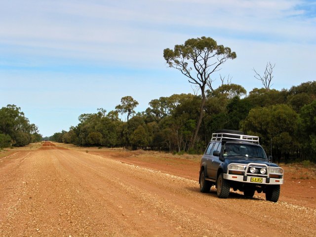 Odometer 100000km, 70km south of Blackwater, Queensland