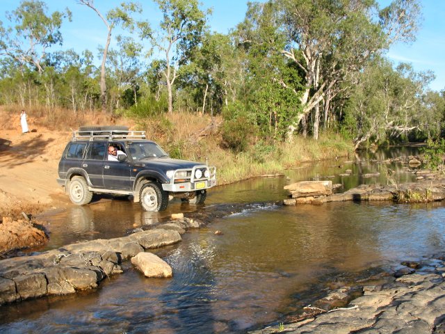 First of many river crossings