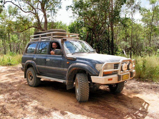 A sandy creek crossing