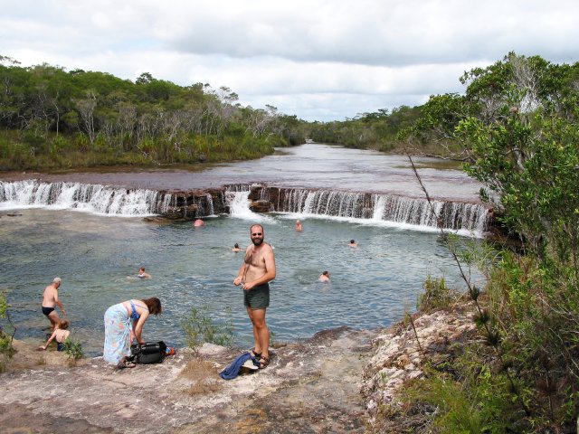 A great swim at Fruit Bat Falls