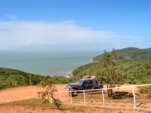 Overlooking the sea