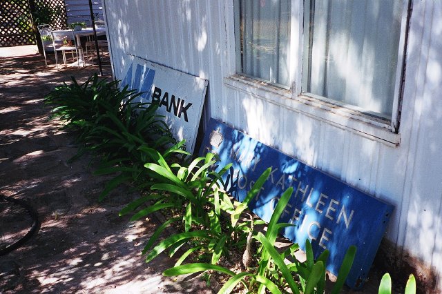 Remnants signage, Mary Kathleen, Queensland