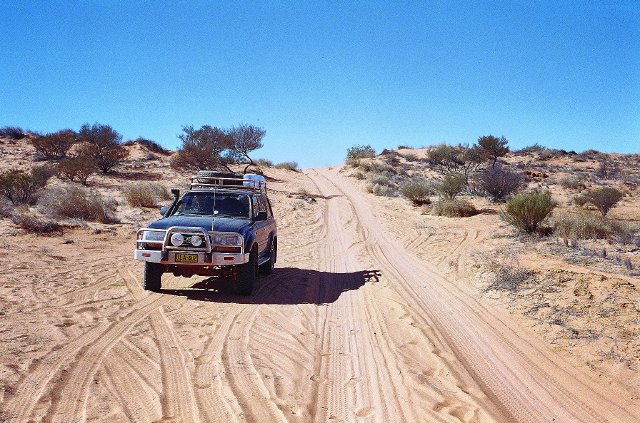 LandCruiser in the desert