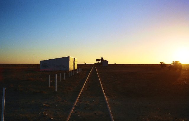 Beresford Siding, sunset