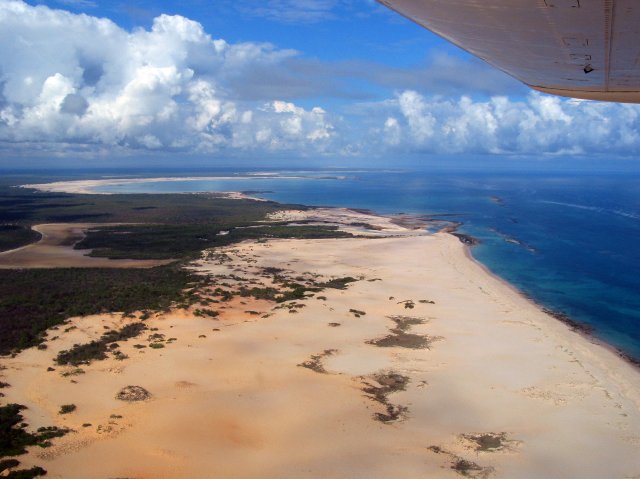 Isolated beach