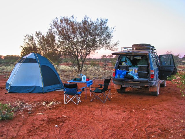 Campsite, brekkie