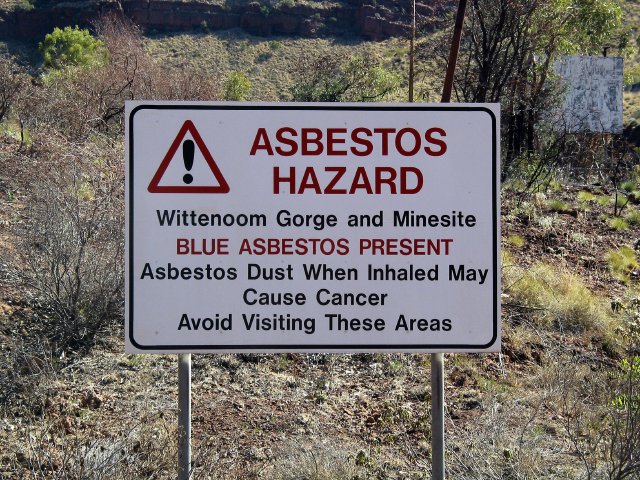 Oh, blue asbestos