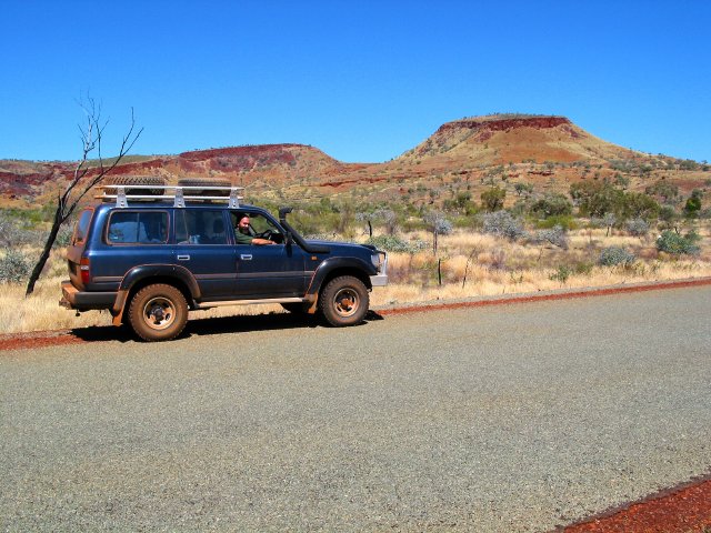 Odometer 120000km, 50km east of Tom Price WA