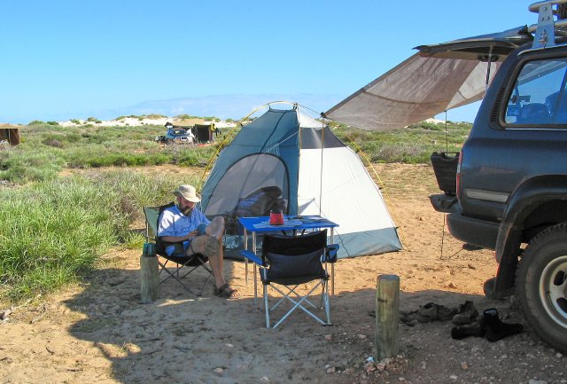 Kurrajong campsite, Cape Range National Park, Western Australia