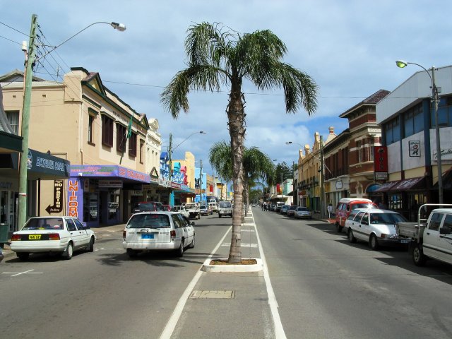 The main drag in Geraldton, Marine Terrace.