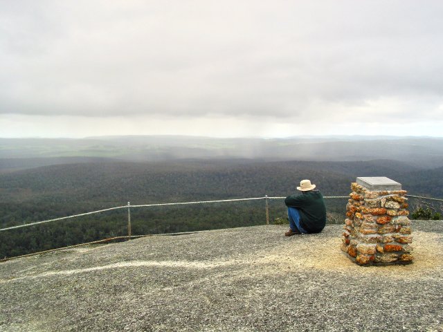 On top of Mt Frankland