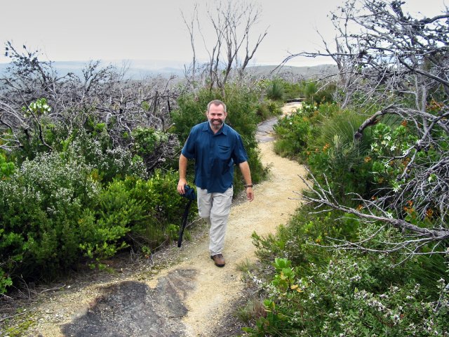 Hiking up Stony Hill