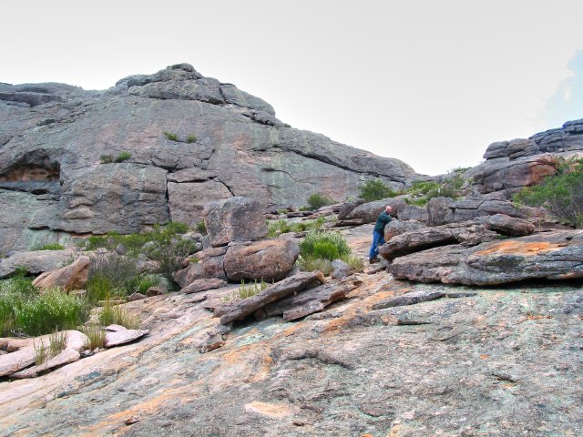 Hiking up