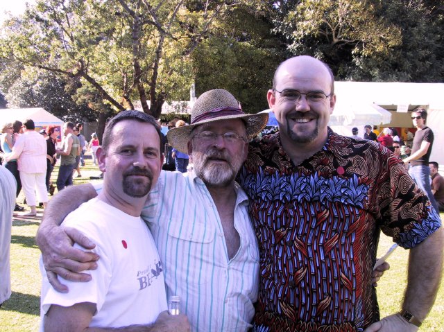 Blokes at the fair