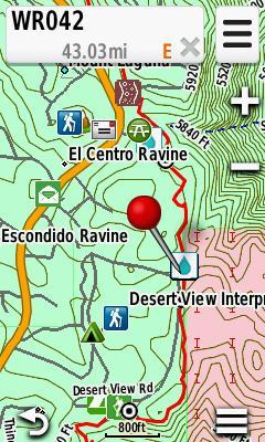 Halfmile PCT as Garmin POI file