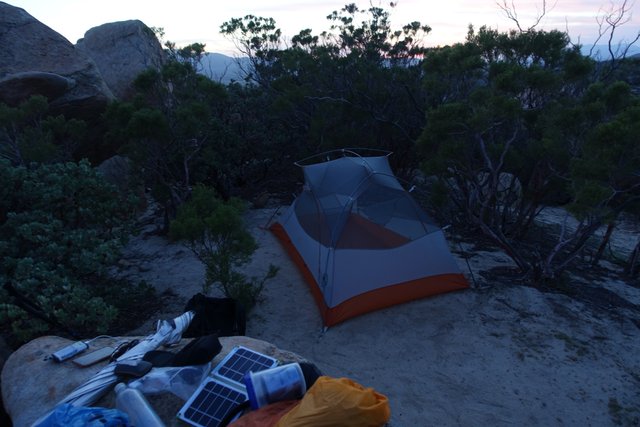 PCT Day 8 campsite