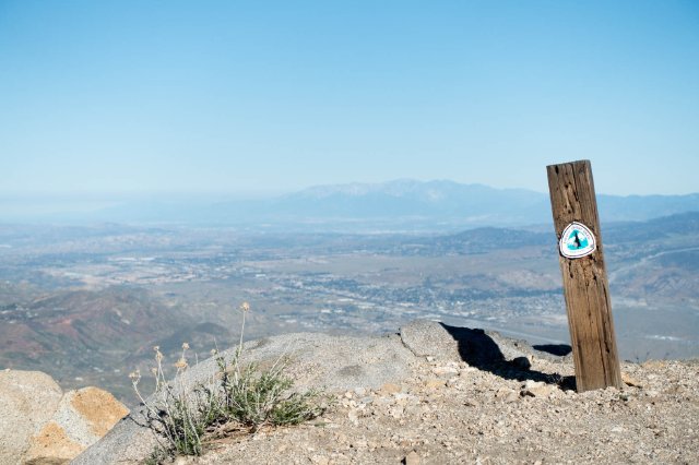 PCT crest view, m192