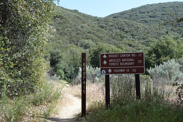 PCT trailhead, m478