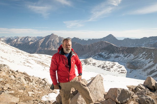 Me, looking north from Forester Pass, m779