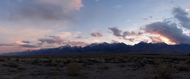 Sunset on the Sierra Crest