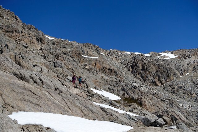 Pinchot Pass from the south, m806