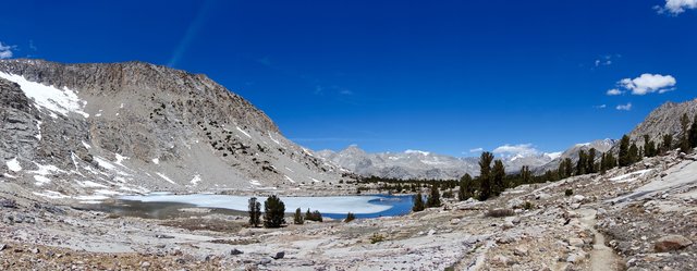 Bench Lake in its valley, m808