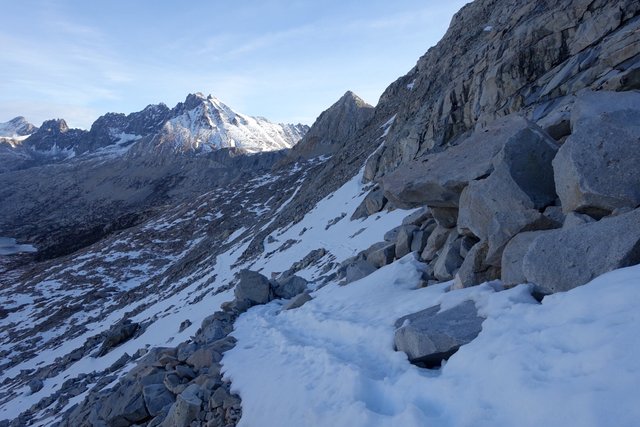 Trail north (or west) of Mather Pass, m816