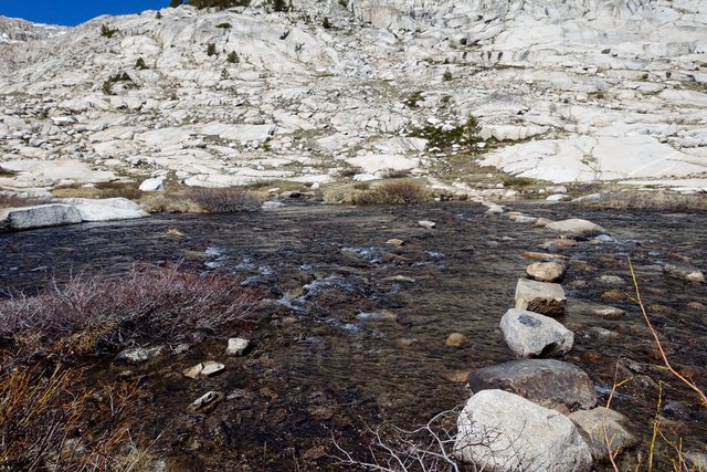 Evolution Creek crossing, m843