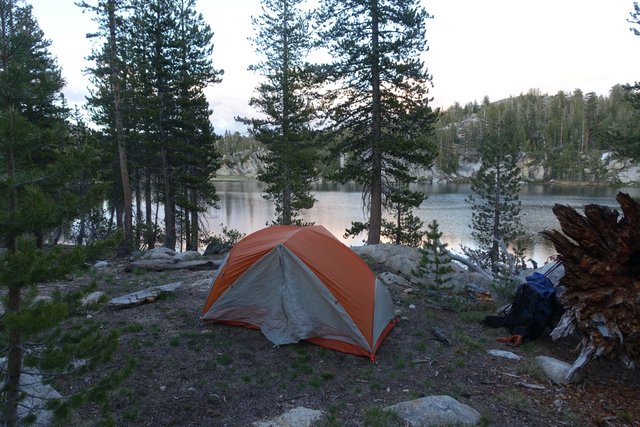 Campsite, Miller Lake, m959