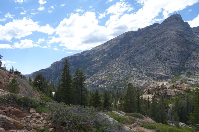 Benson Lake below