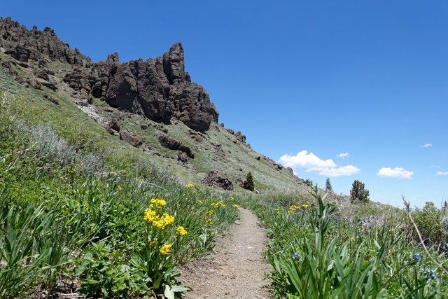 Volcanic scenery