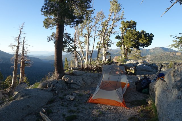 Campsite for June 14