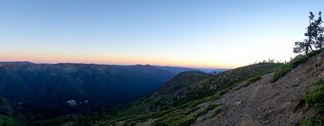 Sunset high on the Sierra Buttes