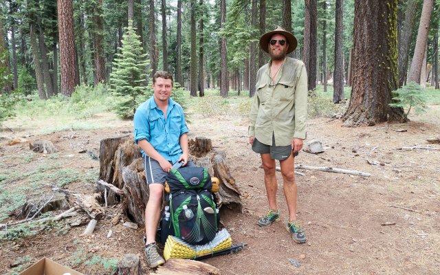 Jr and Sage, back on the trail