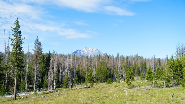 Mt Lassen, blasted away