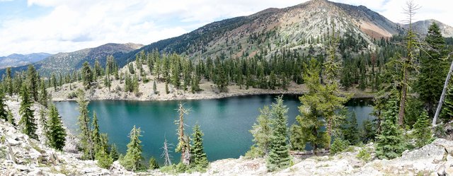 Lower Deadfall Lake, PCT behind