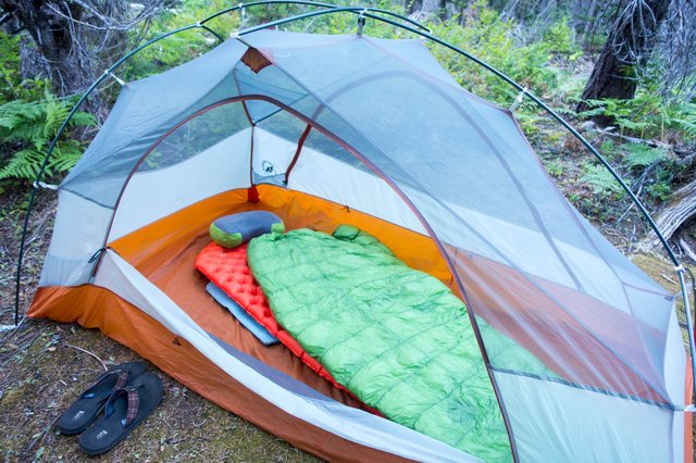 Campsite, Waptus River, m2425