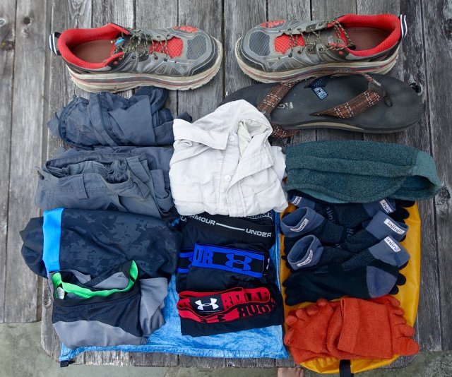 PCT gear: clothing