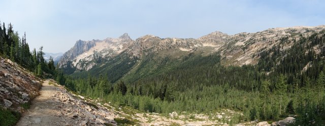 Heading up Cutthroat Pass