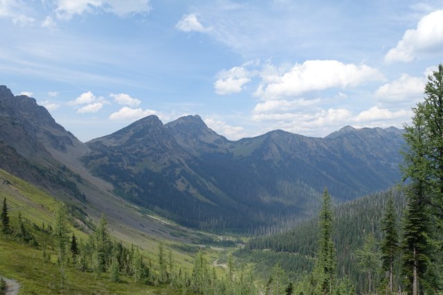 East from Rock Pass