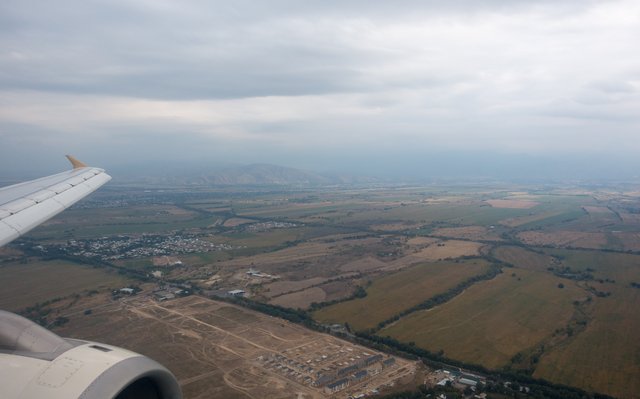 Landing in Almaty