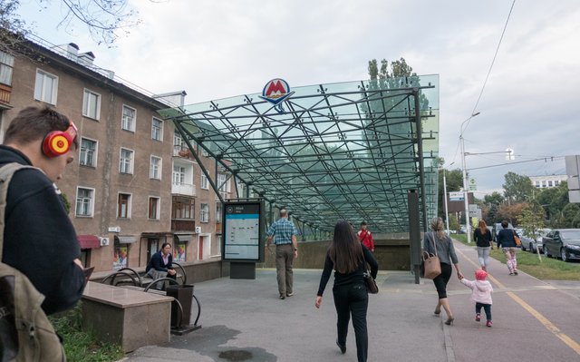 Taking a ride on the Almaty metro